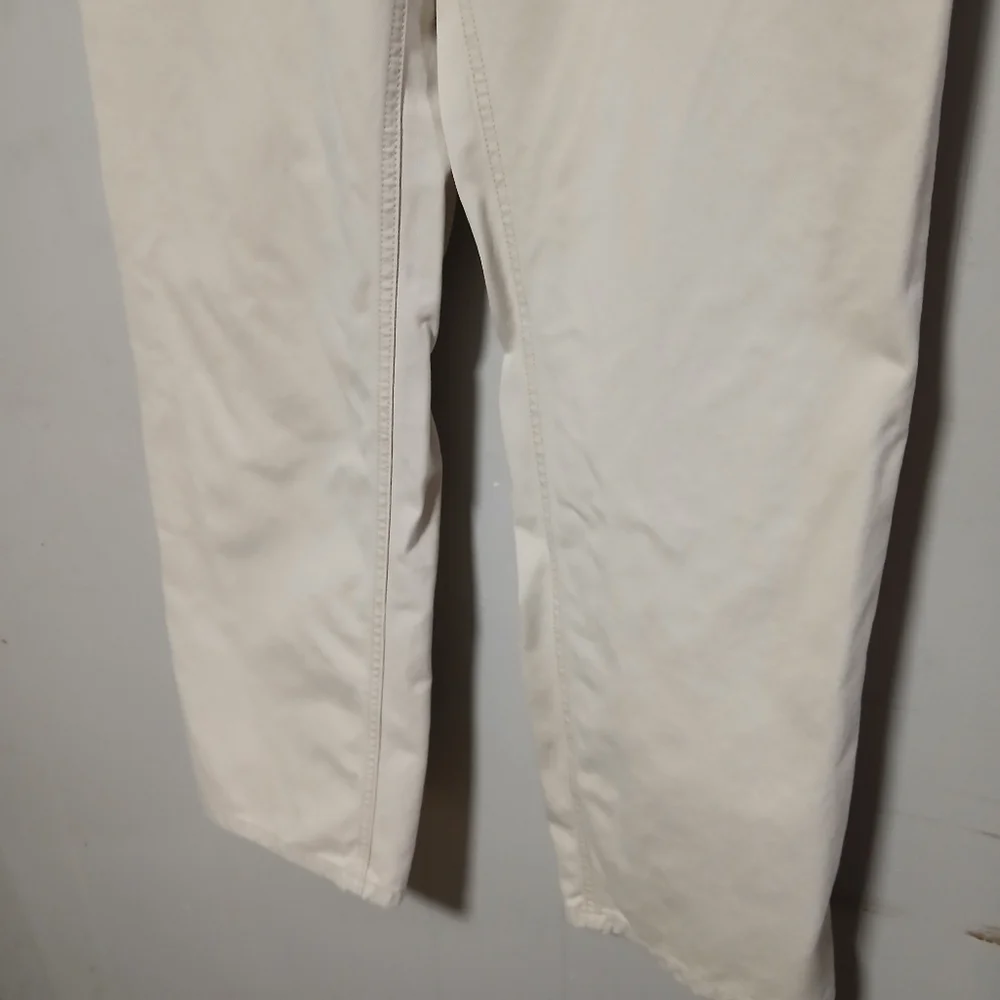 Ralph Lauren polo jean  company ladies off white jeans. Size 6 - Picture 3 of 12